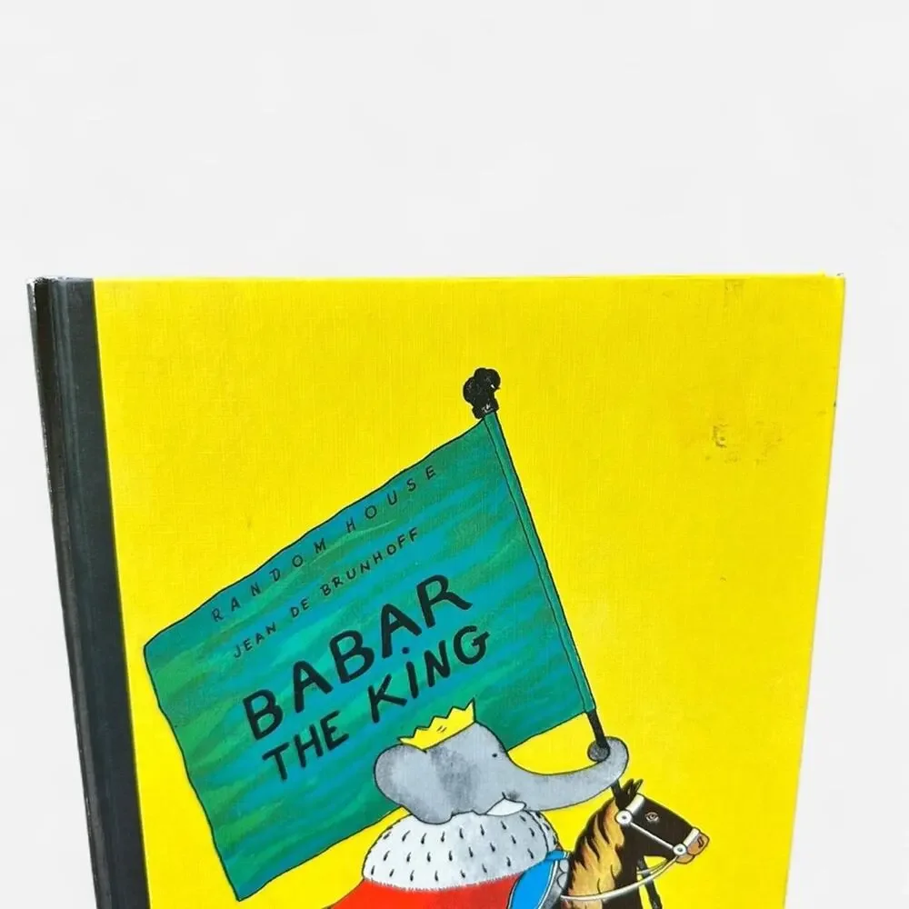 Vintage Babar The King Jean De Brunhoff 1963 hardcover book